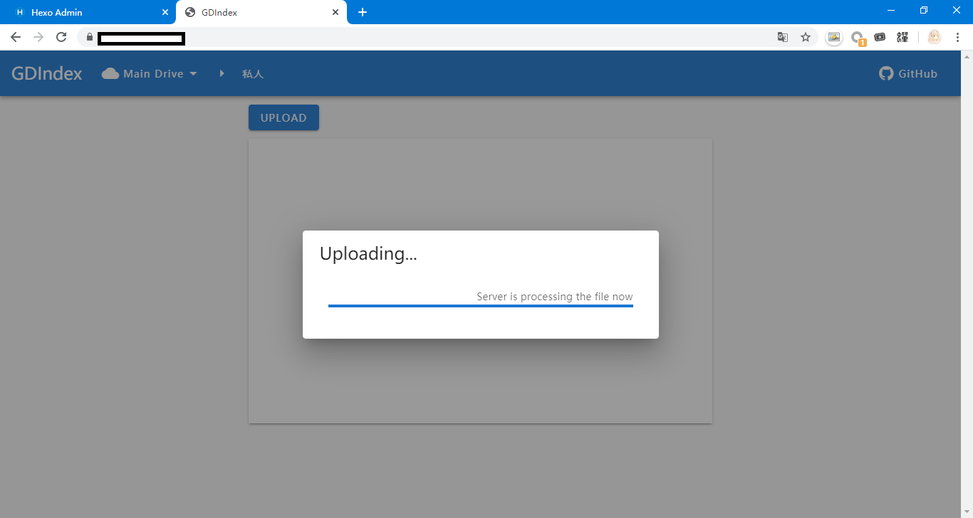 upload successful