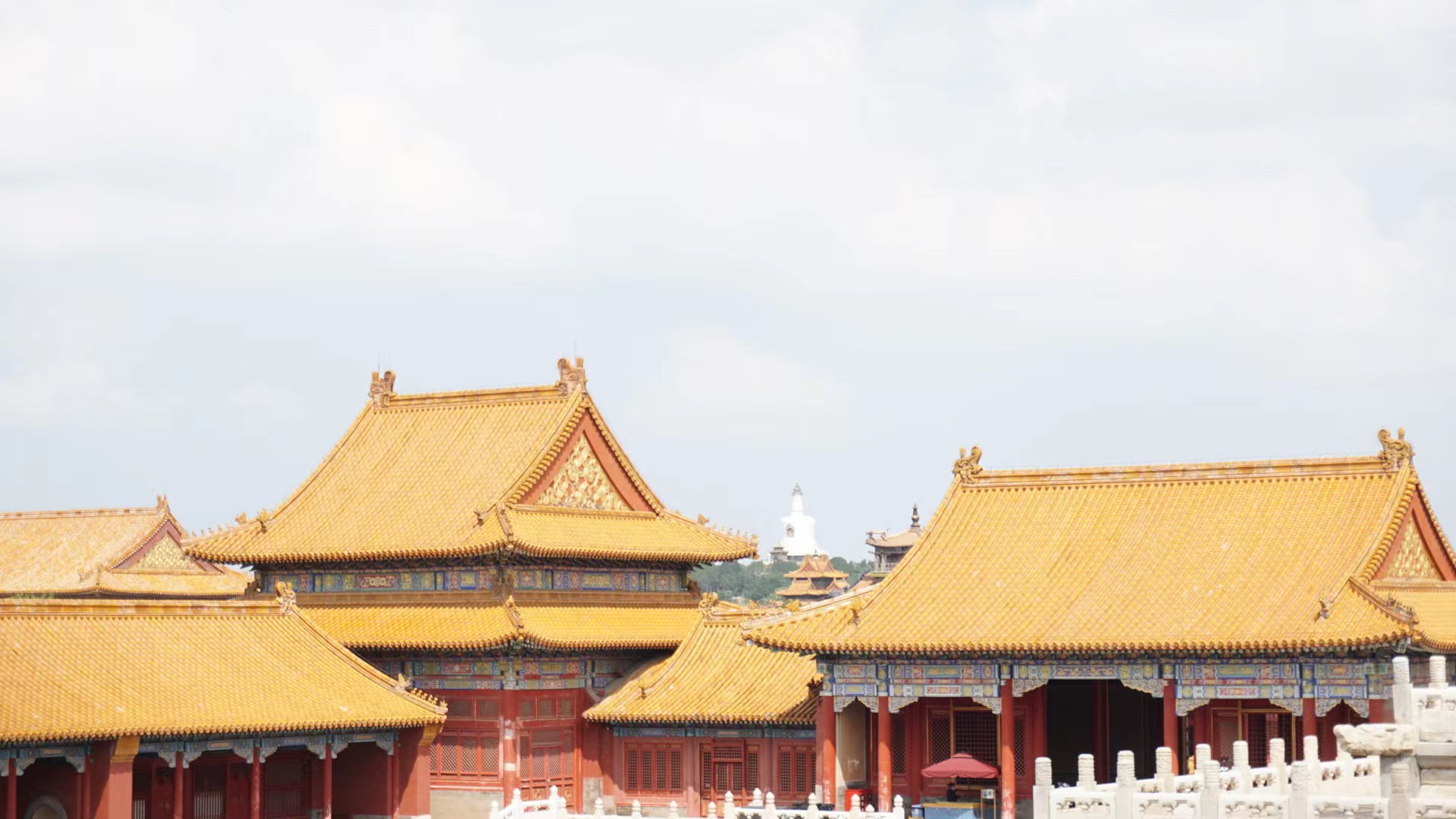 故宫以及北海公园的白塔