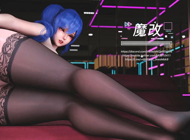 【3D极品/中文/动画】VAM超逼真明星脸兔女郎+当面NTR 【4.6G】